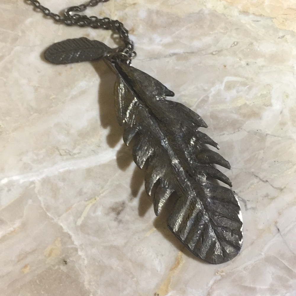 Long Feather Necklace